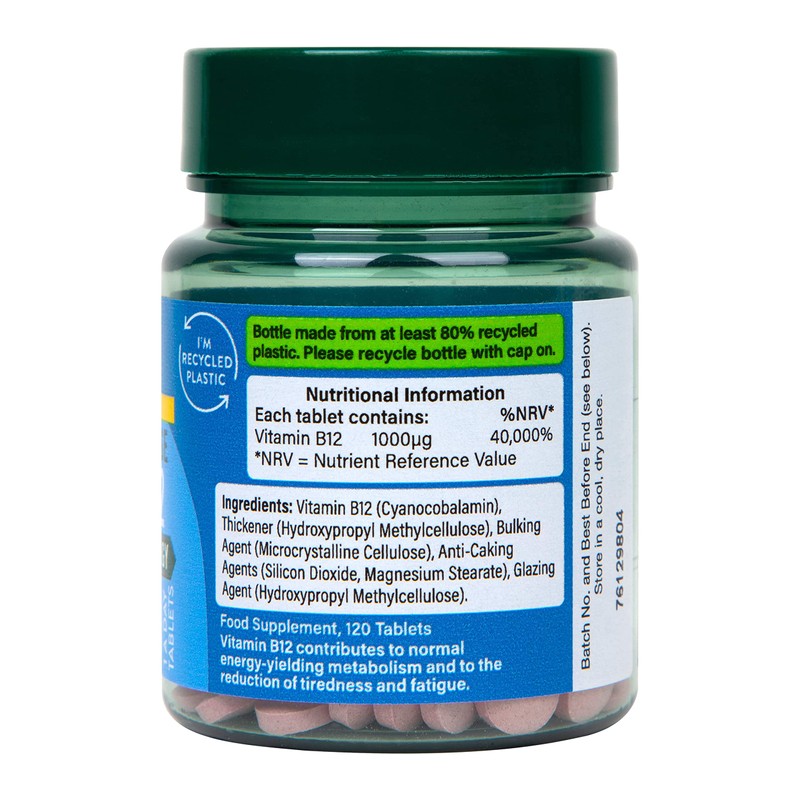 Holland & Barrett High Strength Slow Release Vitamin B12 1000ug
