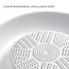 Westmark Round Ceramic Grater 180ml White Regular Size