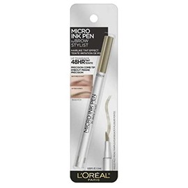 L'Oreal Paris, Tinta Semi-Permanente Para Cejas Micro Ink Light Brunette, 1Ml