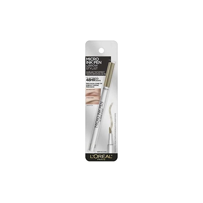 L'Oreal Paris, Tinta Semi-Permanente Para Cejas Micro Ink Light Brunette,