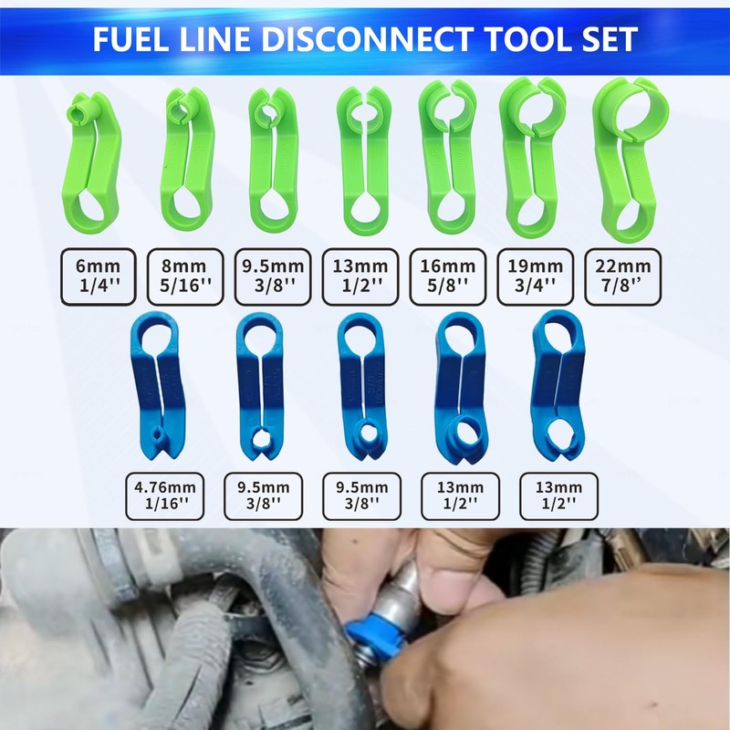 KTPROT 46pcs Master Quick Disconnect Tool Set Fuel Line Disconnect