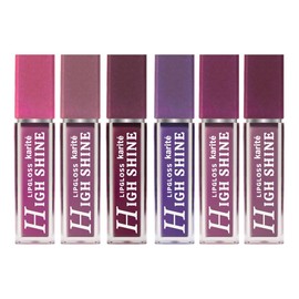 Set 6 Lapiz Labial Alta Pigmentacion Matte Lip gloss Maquillaje Labios Liquido Larga Duuracion Lipsticks Lip Bálsamo Labial Juego Pinta Labios Resistente al Agua (Violetas)