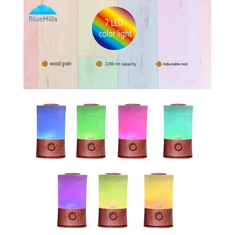 BlueHills Premium 2000 ML XL Essential Oil Diffuser Aromatherapy Humidifier