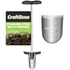 CRAFTZONE Bulb Planter Tool with Long Handle and Foot Pedal
