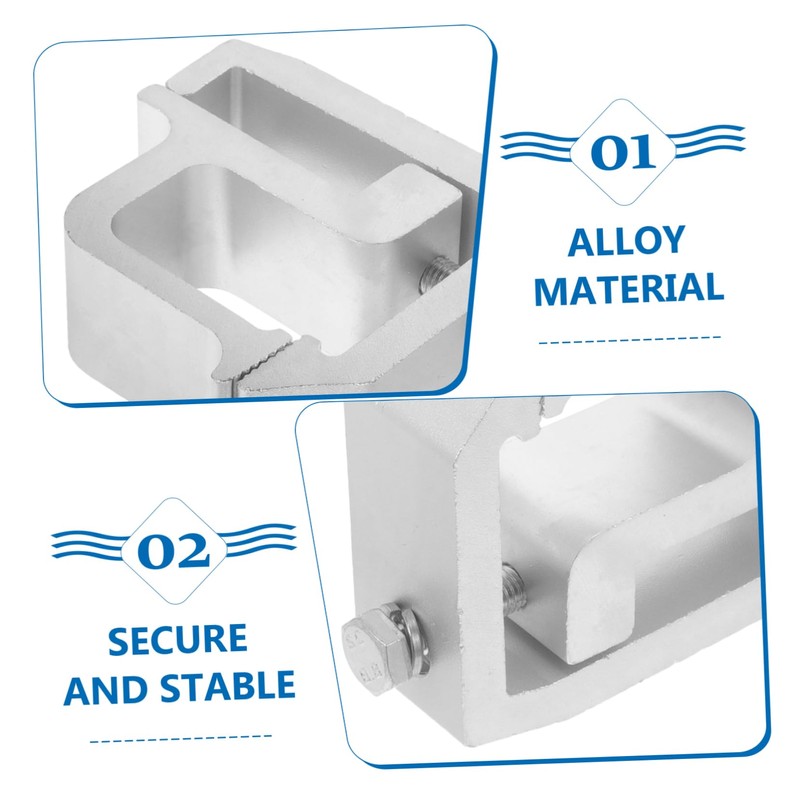Mobestech Campsite Vehicle Essential: 2pcs Camping Canopy Clamp for Rv