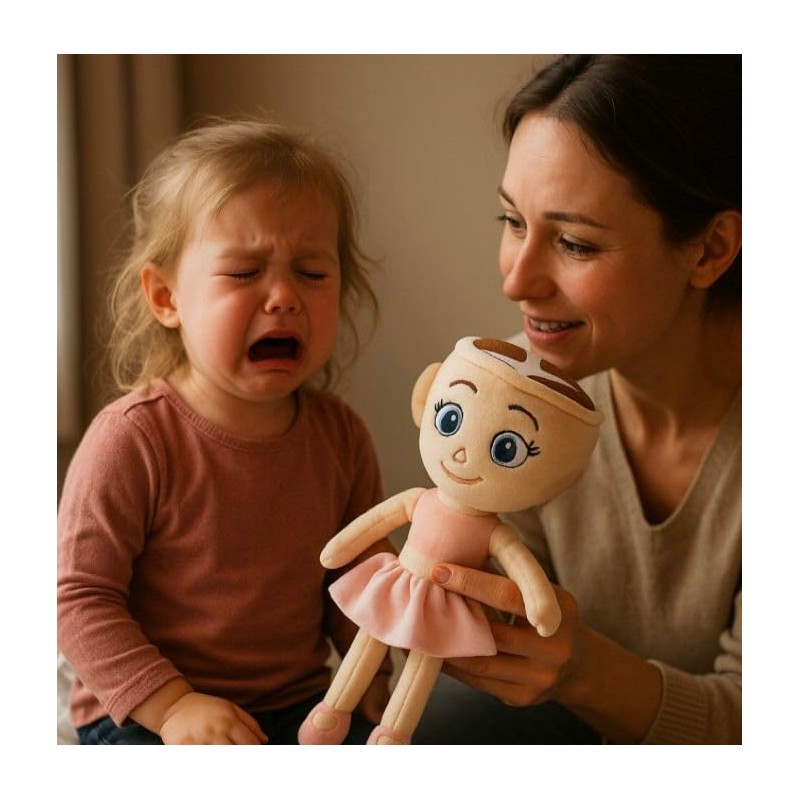 FUFUFA Ballerina Cappuccina Brainrot Plush Toy Doll