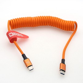 DRRI PD USB-C 100W Fast Charging Cable for Sony FX3 Canon EOS R8, R7, R6 MARK2, R5,BMPCC 4K,FUJFILM XT3 XT4 GFX50R GFX100 X-S10