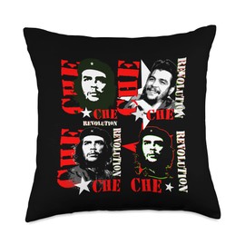 Ernesto Che Guevara Revolution Guerrilla Fighter Throw Pillow