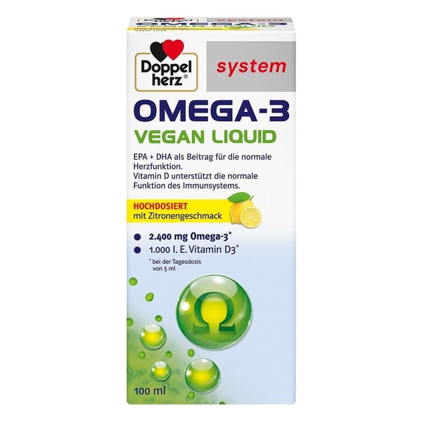 Doppelherz Omega-3 vegan liquid system