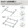 Bedsnus King Size Bed Frame, 7 Inch Metal Basics Bed