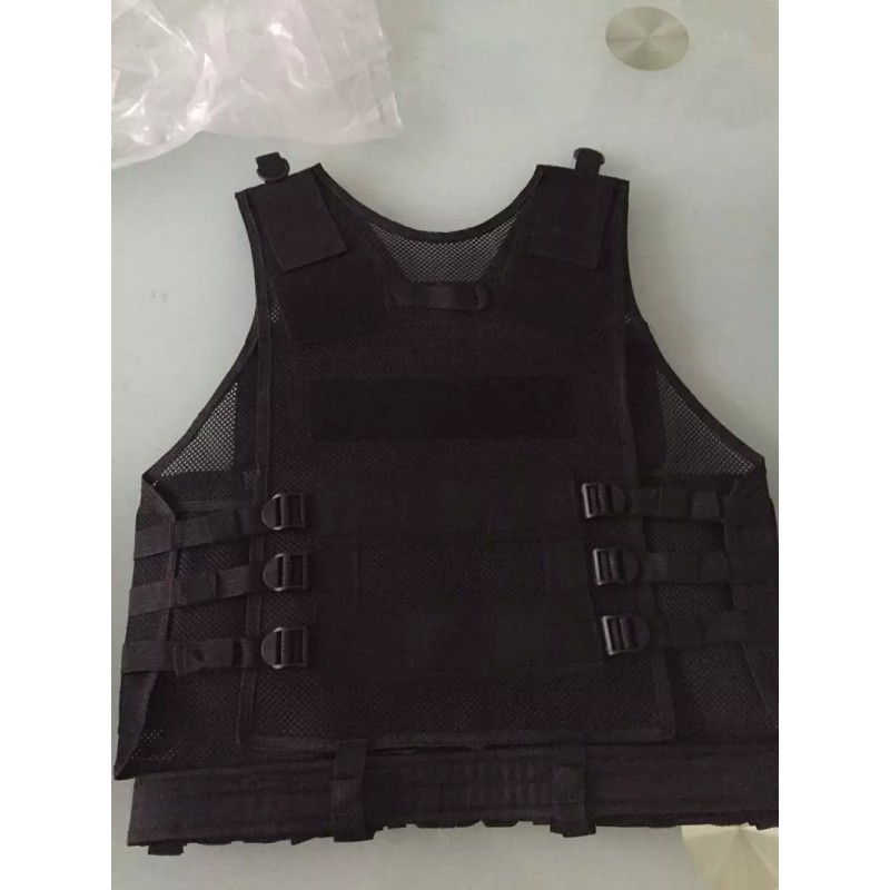 PopBabies Chaleco Tactico Porta Placas Militar Airsoft Paintball Bolso