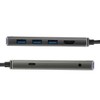 6 In-1 Multifunctional HD Docking Station Type C to HDMI