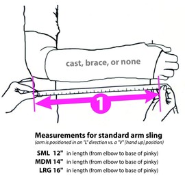 CastCoverz! Slingz! Designer Arm Sling - Color: Africa - Size: Medium - Trim: Black, Interchangeable for Either Right or Left Arm, Made in USA