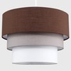 MiniSun Round Modern 3 Tier Fabric Ceiling Pendant Lamp Light