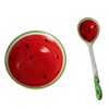 Leadigol Dessert Bowl with Spoon Watermelon Shape Rice Soup Bowl