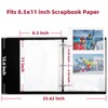 Vienrose 8.5x11 Inch Large 3 Ring DIY Scrapbook Photo Album