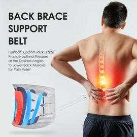 Umbilical Hernia Belt, Elastic Abdominal Binder Lower Waist Support Belt, Post Surgery Postpartum Belly Band Belly Wrap Hernia Belt Stomach Compression Wrap for Men and Women (XX-Large)