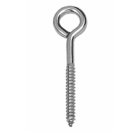 Screw eye with wood thread, heavy duty, Ø 8mm, 108mm, 20mm