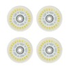 CENPEK 4 Pcs 60mm Yellow LED Inline Skater Wheels Durable