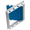 150x200mm / 6x8 inch White Plastic Ventilation Grille - Air
