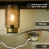 ULAROOM Cordless Lamps Rechargeable Battery Operated lamp,Glass Table Lamp Remote