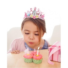 6th Birthday Crown for Girls, 6th Birthday Headband for Girls, 6th Birthday Tiara for Girls 6th Birthday Decoration for Girls 6th Birthday Crown with Mermaid Starfish for Girls 6 Year Old Disposable