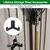 GYQ 3Pack Tool Hook for Lifetime Shed Accessories Shed Storage