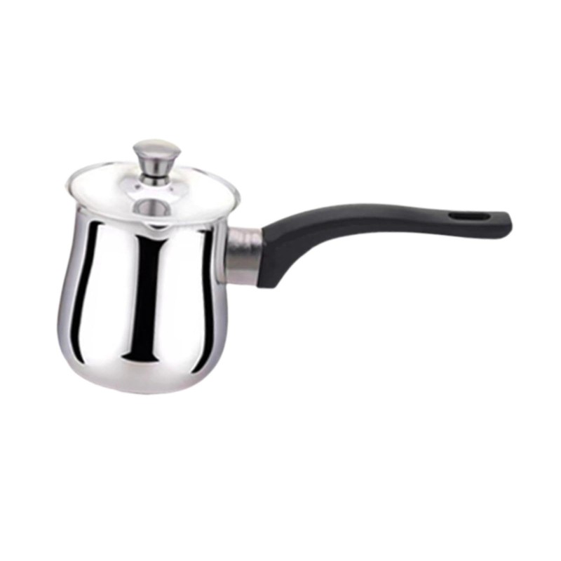 Fenteer Turkish Coffee Pot Butter Warmer Pot Chocolate Melting Pan