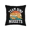 Dino Nugget Plush Pillow Chicken Nugget Lover Throw Pillow