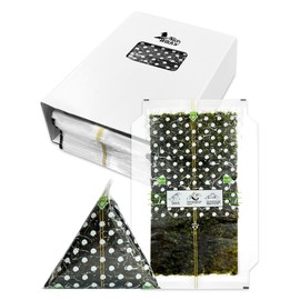 [100 sheets] Nice witch's Seaweed Wrappers for Triangle Rice Ball – Korean Gimbap Nori, Onigiri Sheets for Easy Homemade Cooking