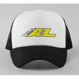 A&L Vintage Classic Team A&L Factory Works Trucker Hat Black RC10 JRX2 Optima Tamiya