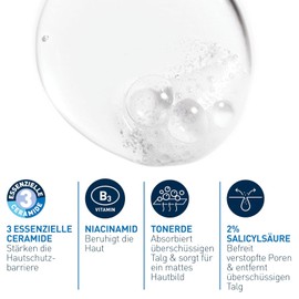 CeraVe Foaming Cleansing Gel for the Face, Deep Pore Cleansing for Blemished and Acne-Prone Skin, with Salicylic Acid, White Clay, and Niacinamide, 236 ml