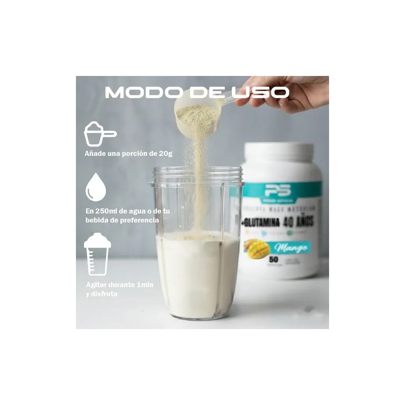 Suplemento Creatina +glutamina Prime Senior 1kg 50 Servicios