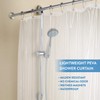 downluxe Set of 3 Clear Shower Curtain Liner 72x72 -