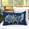 Fahrendom Coastal Lumbar Decorative Rectangle Pillow Cover 12 x 20