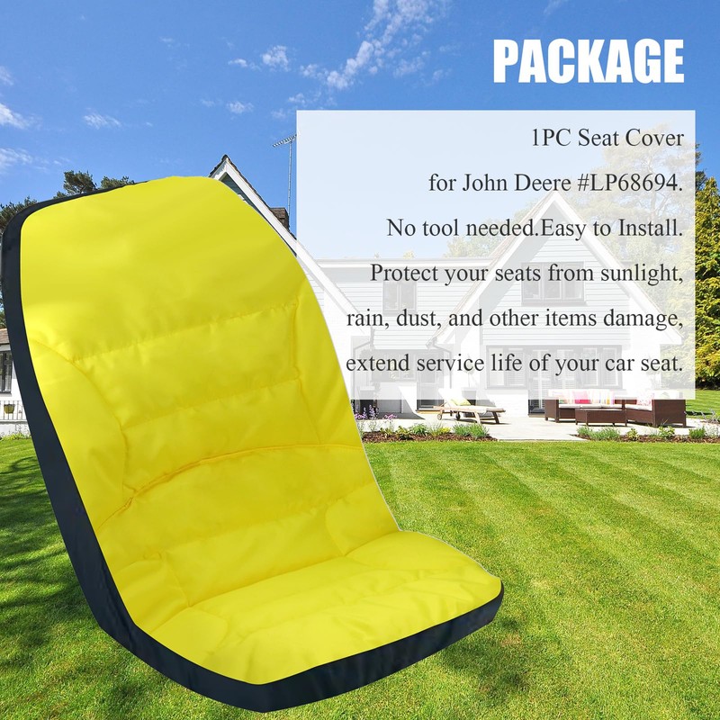 Seat Protect Cover Compatible for John Deere Model 1025R 2025R