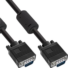 InLine S-VGA Kabel, 15pol, HD, Stecker/Stecker, 7m schwarz
