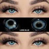 Turin-Blue Eyelash Tweezers for Eye Contact Lens Application and Display