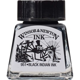 Winsor & Newton Specialty Ink, Black, 14ml Bottle