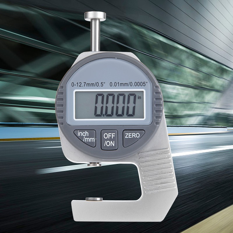 Digital LCD Readout Percentile Thickness Gauge 0-12.7mm/0.5" 0.01mm / 0.0005"