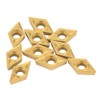 Carbide Insert Blade, 10PCS Lathe Turning Tool DCMT070204 US735 DCMT21.51