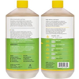 Alaffia Babies & Kids Bubble Bath, Coconut Chamomile, Pump Included – Gentle Cleanser with Raw Shea Butter and Yarrow, 32 Fl Oz