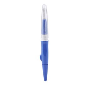 Fieltro bordado aguja Punch Pen con 3 agujas finas conjunto herramienta de fieltro de lana suministros de artesanía bricolaje(Azul)