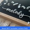 Cursive Letter Set for Felt Letterboards, 150+ Lowercase Script Letters,