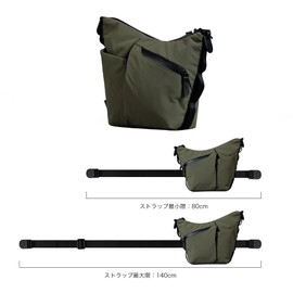 ALPAKA Flow Satchel Mini Shoulder Bag, Sacoche Sling Bag, YKK AquaGuard Zipper, Key Tether, Expandable Bottle Pocket, Carry Handle Strap, Easy to Remove, Adjustable Strap for Men, green