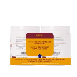 2 Pack - Ana Maria Lajusticia | Hydrolisate Collagen Powder with Magnesium and Vitamin C |for Healthy Skin, Nails, Hair and Ligaments | Natural Energy, Strawberry Flavour 350g