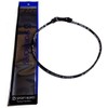 Sport Ropes Single Titanium Necklace (Black, 22")