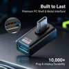 80Gbps USB C Right Angle Adapter, 240W PD Fast Charging