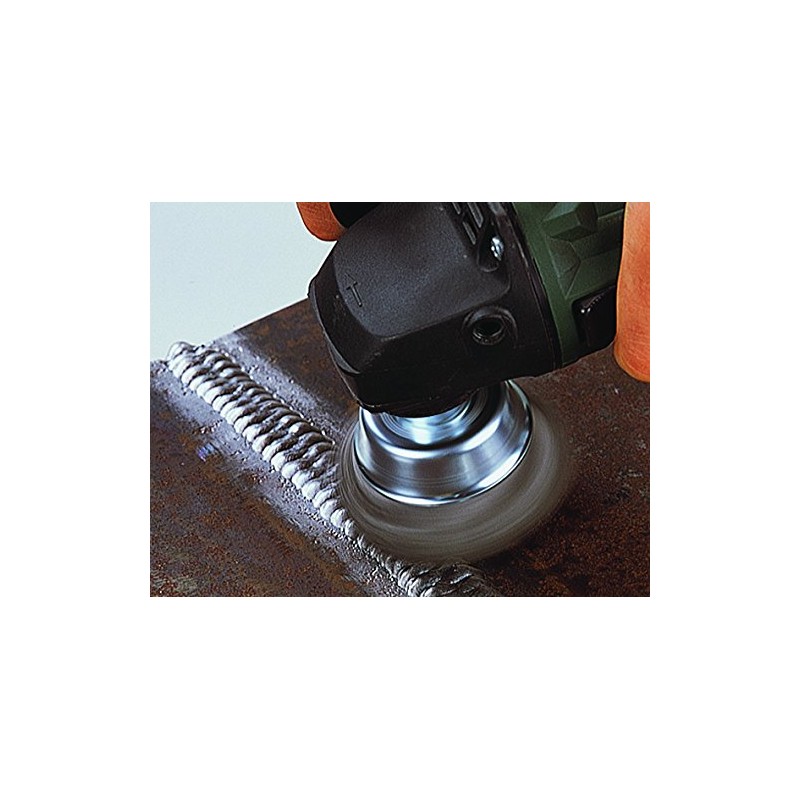 wolfcraft Stainless Steel Wire Cup Brush, Twisted I 2700000