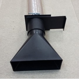 Charnwood DH250 Woodworking Dust Collector Extraction Hood 250mm x 110mm